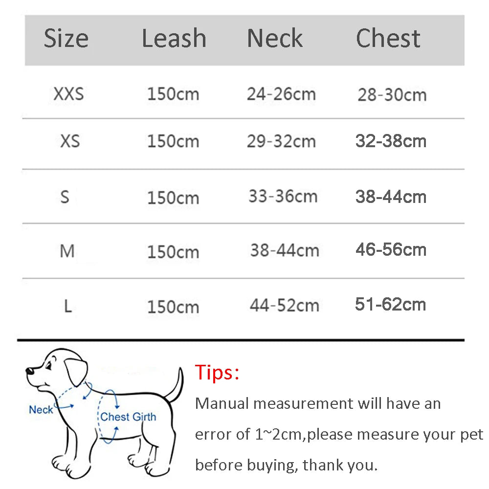 Adjustable Dog Harness & Leash Set